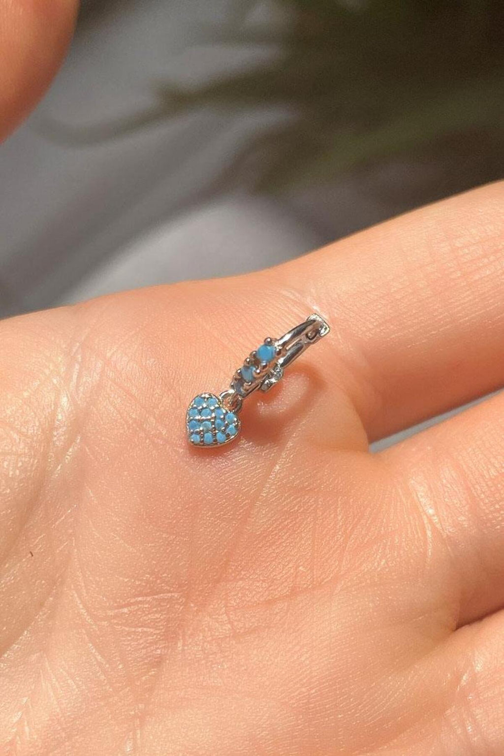 Kalpli Halka Piercing Küpe