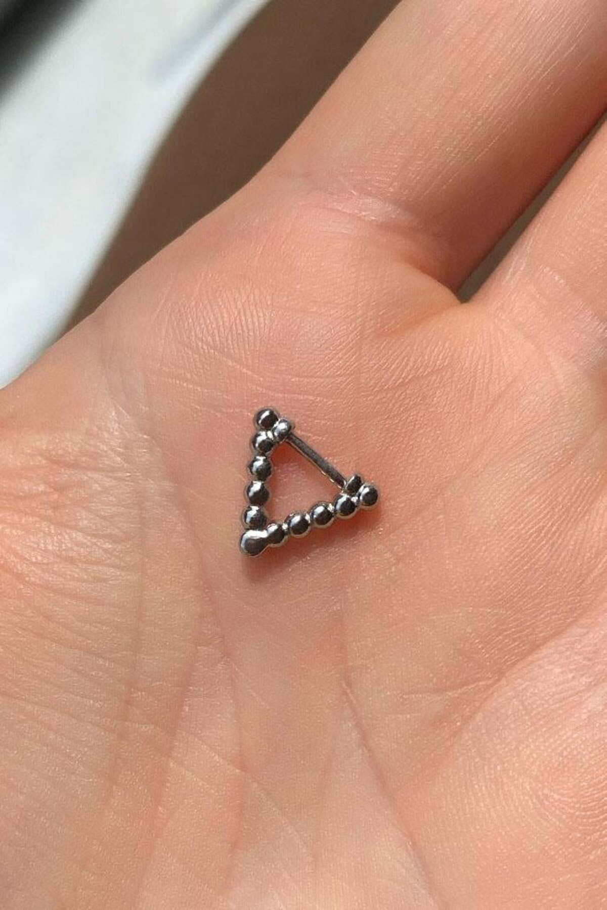 Üçgen Piercing Küpe