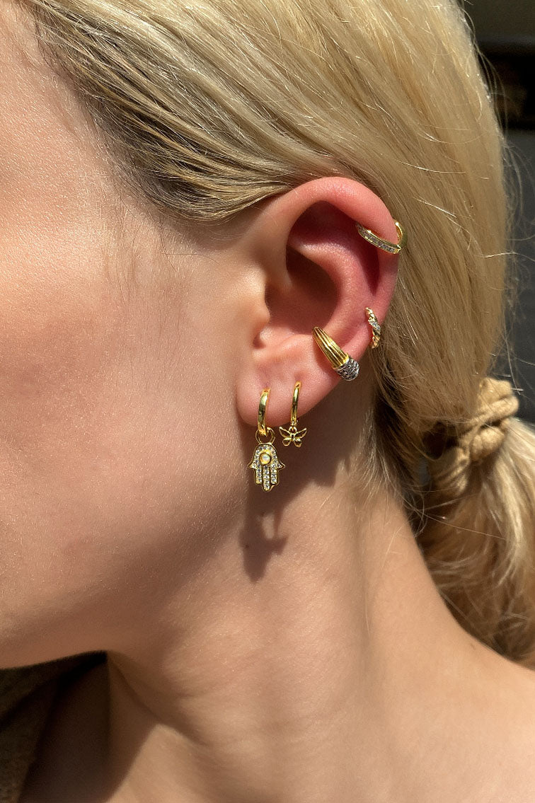 Üçgen Halka Piercing Küpe