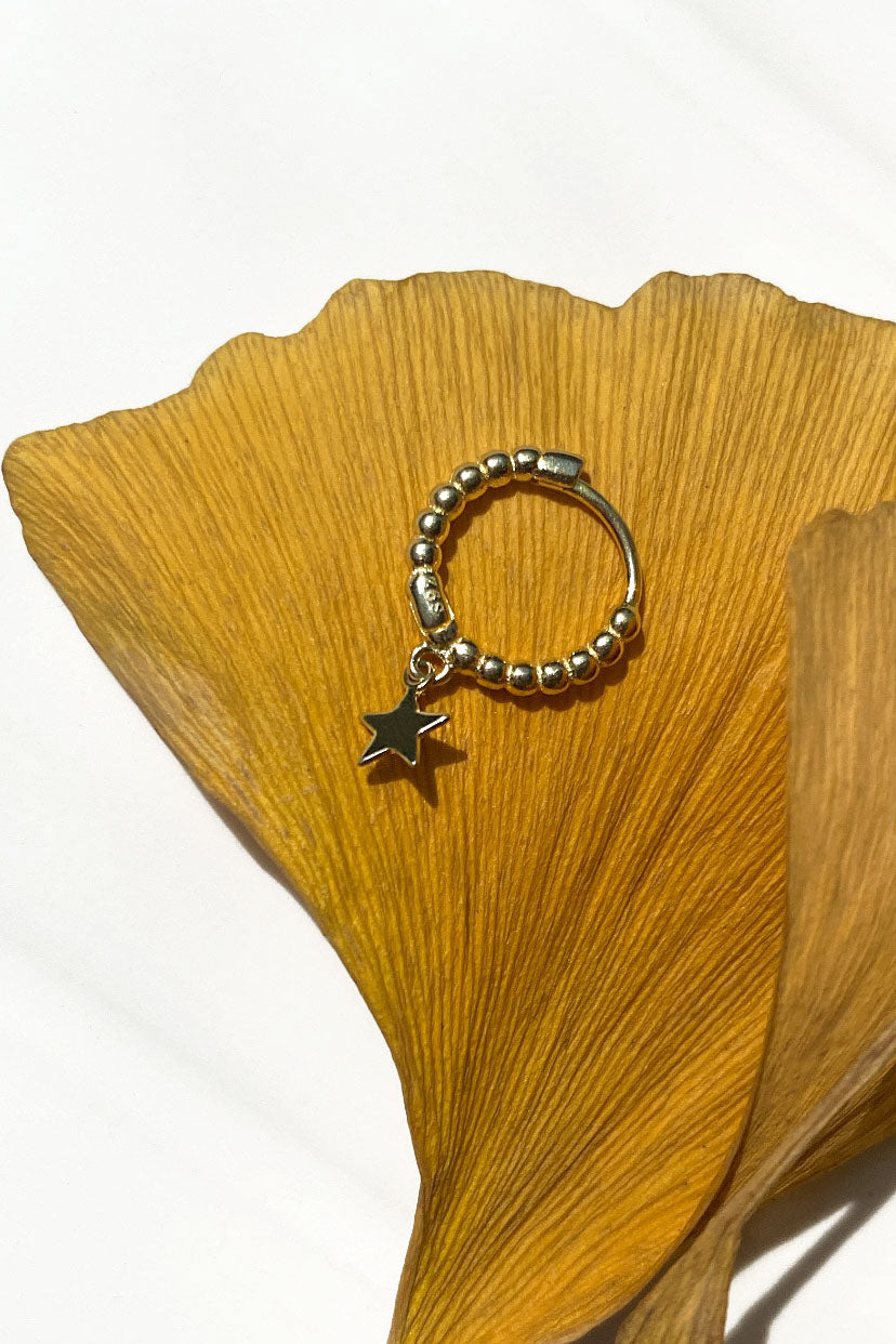Yıldız Halka Piercing Küpe